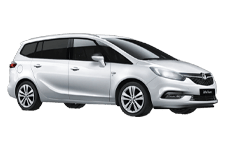 Van Rental Cardiff - Vauxhall Zafira 5 + 2 - Minibus hire Cardiff